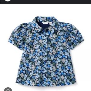 Janie and Jack Floral Button-Up Shirt